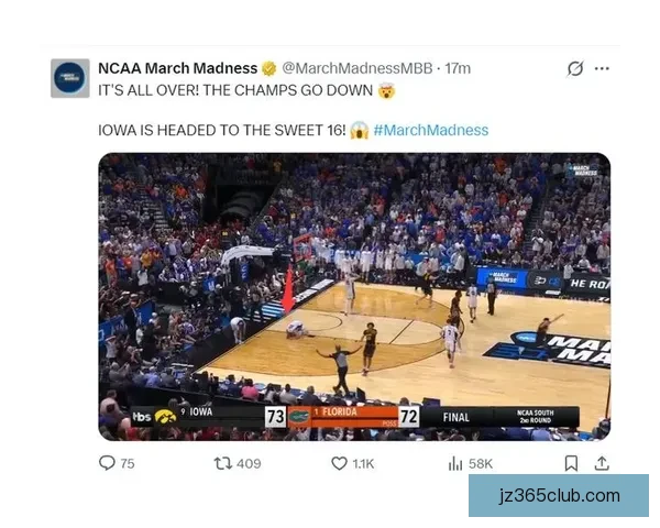 卫冕冠军遭遇准绝杀托马斯跪地捂脸奇迹逆转引爆NCAA赛事惊喜